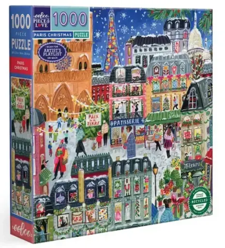 Puzzle - Paris Christmas - 1000 Pièces
